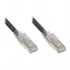 GoodConnections RNS® Patch Cable z ochroną zatrzasku i blokadą, Cat. 6A, S/FTP, PiMF, bezhalogenowy (LSZH), 500MHz, czarny, 2m