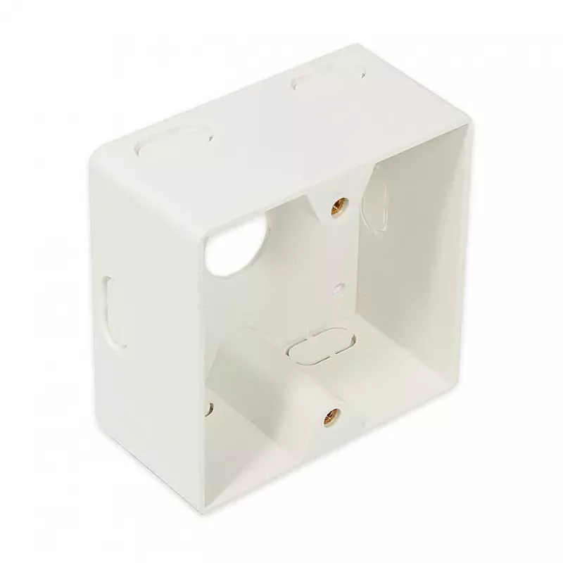 GoodConnections Surface-Mounted Enclosure 80x80x40mm Pearl White RAL 1013 GC-N0029