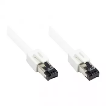GoodConnections RNS® Cat.8.1 S/FTP Patch Cable, PiMF, LSZH, 2000MHz, 40Gbit/s, Biały, 0,5m