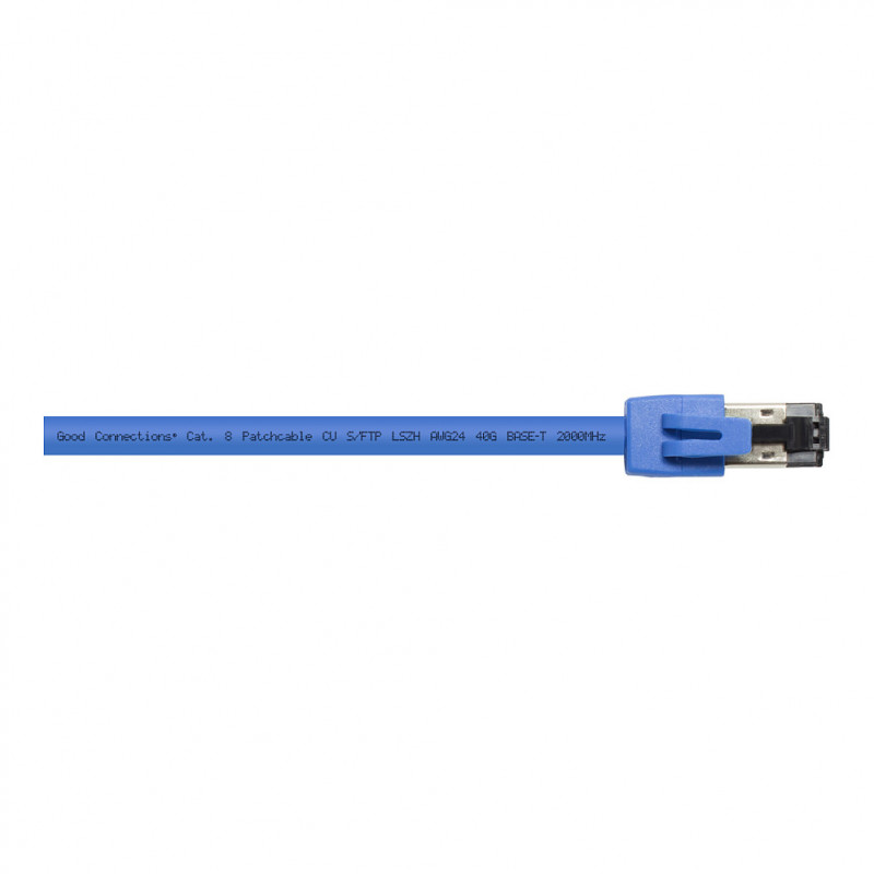 GoodConnections RNS® Cat.8.1 S/FTP PiMF LSZH Patch Cable 1.5m Blue
