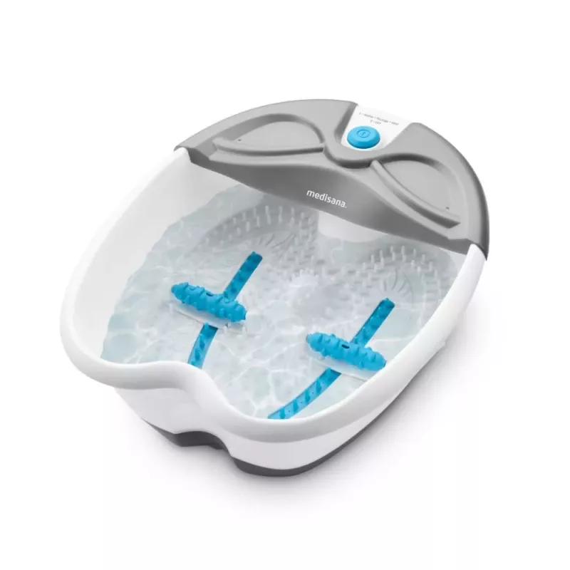 MEDISANA FS 350 Kąpiel stóp z masażem bąbelkowym i wibracyjnym, podgrzewaniem, rolkami, akcesoriami do pedicure