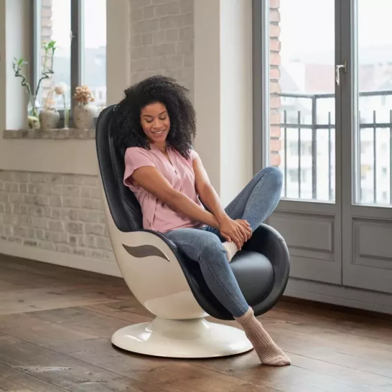 Fotel masujący Shiatsu Medisana RS 660 z funkcją ogrzewania, czarny
