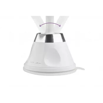 Medisana CM 850 LED Lustro Kosmetyczne z 5-krotnym Powiększeniem, LED Światło Dzienne, Czujnik Dotykowy, Obrót 360°, Srebrny