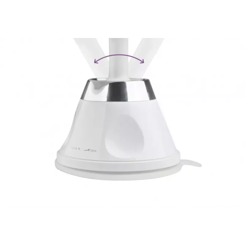 Medisana CM 850 LED Lustro Kosmetyczne z 5-krotnym Powiększeniem, LED Światło Dzienne, Czujnik Dotykowy, Obrót 360°, Srebrny