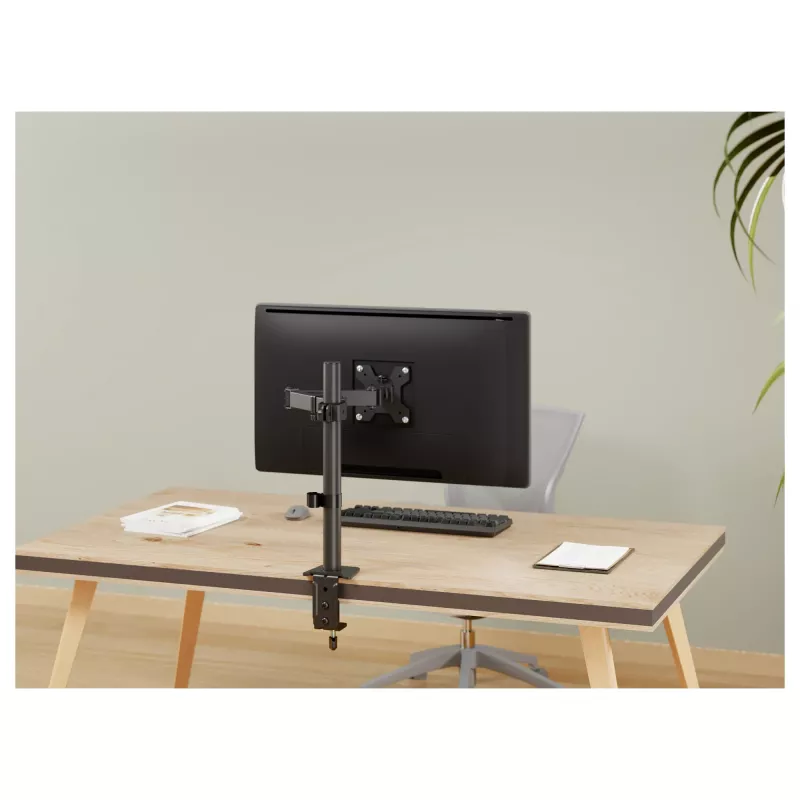 Uchwyt biurkowy Equip do monitorów 17-32 inch, 360° przegubowy, 10 kg, czarny
