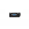 DIGITUS DS-41120-1 Rozdzielacz VGA 2-portowy, obudowa plastikowa, 350 MHz, HDSUB 15/M na 2x HDSUB 15/F, 1080p