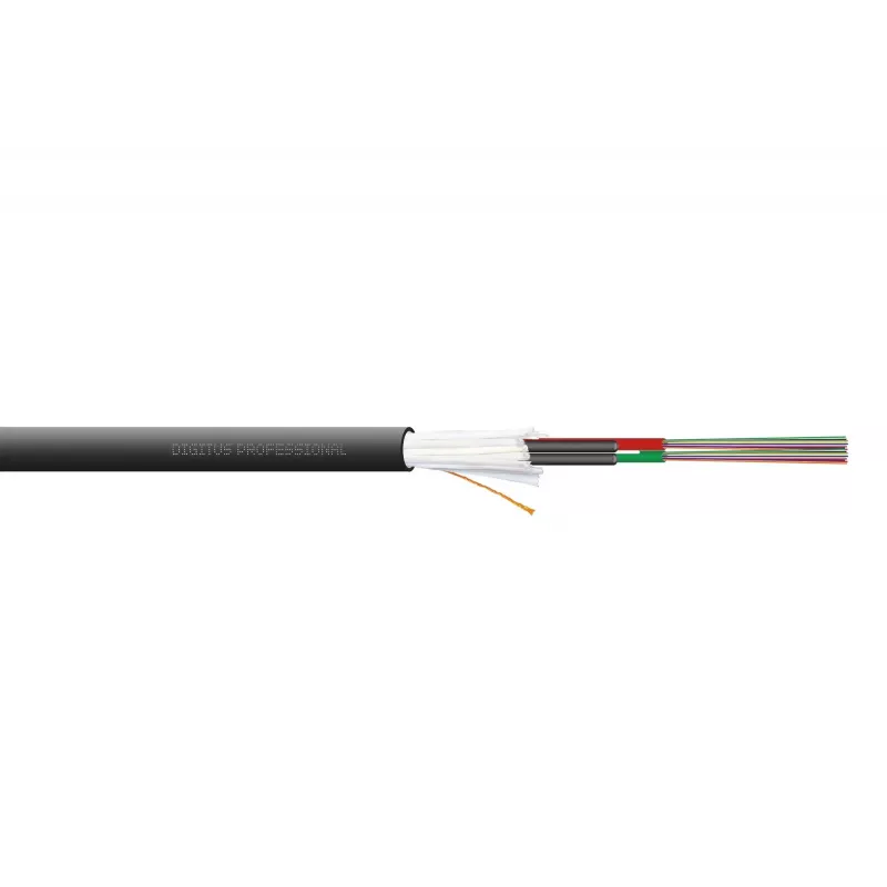 DIGITUS Kabel instalacyjny wewnętrzny/zewnętrzny A/I-DQ (ZN) BH 9/125µm OS2, 24 włókna, CPR Dca, LSZH