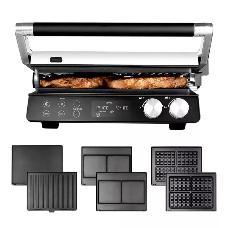 Gastroback 42423 Gourmet BBQ Advanced Smart Elektryczny Grill Kontaktowy 2000W