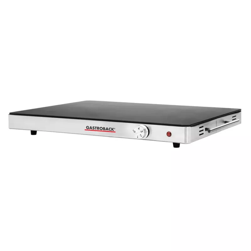 Gastroback 42491 Design Podgrzewacz do potraw - 200W, stal nierdzewna i szkło, 120°C