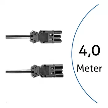 BACHMANN GST18i3 Przedłużacz zasilający 4m Czarny