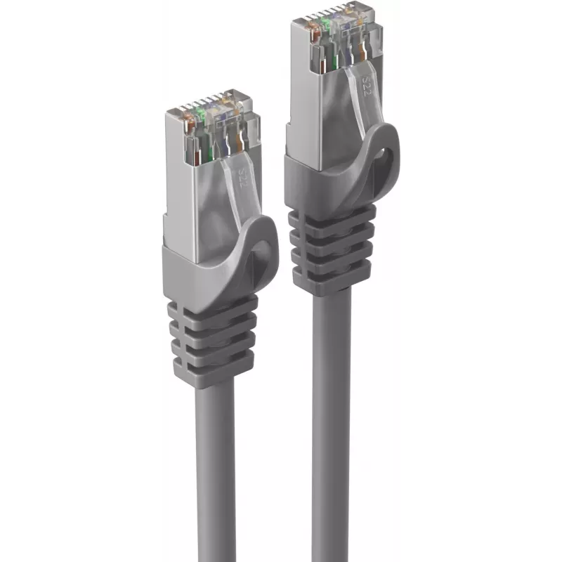 ShiverPeaks RJ45 Patch Cable S/FTP PIMF Cat7 LSZH Grey - Network Cable - 2m