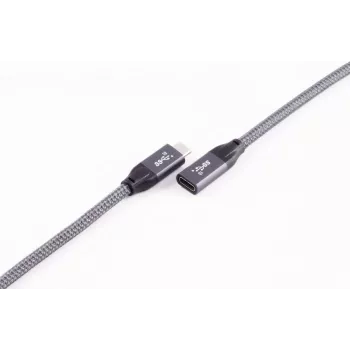 ShiverPeaks BASIC-S Przedłużacz USB-C, USB 3.2 Gen 2, 2,0 m, czarny