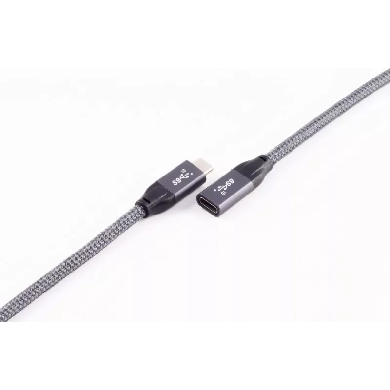 ShiverPeaks BASIC-S Przedłużacz USB-C, USB 3.2 Gen 2, 2,0 m, czarny