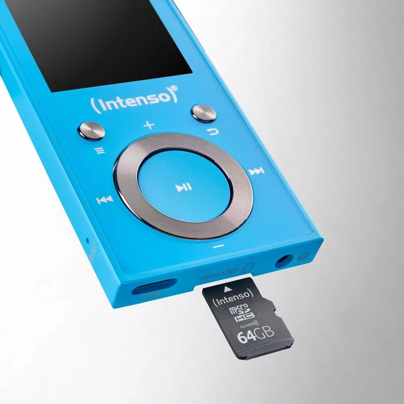 Odtwarzacz MP3 Intenso 64GB Niebieski