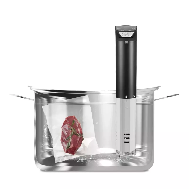 CASO SV 1200 Smart SousVide Cooker 1200 W Stal nierdzewna/Czarny