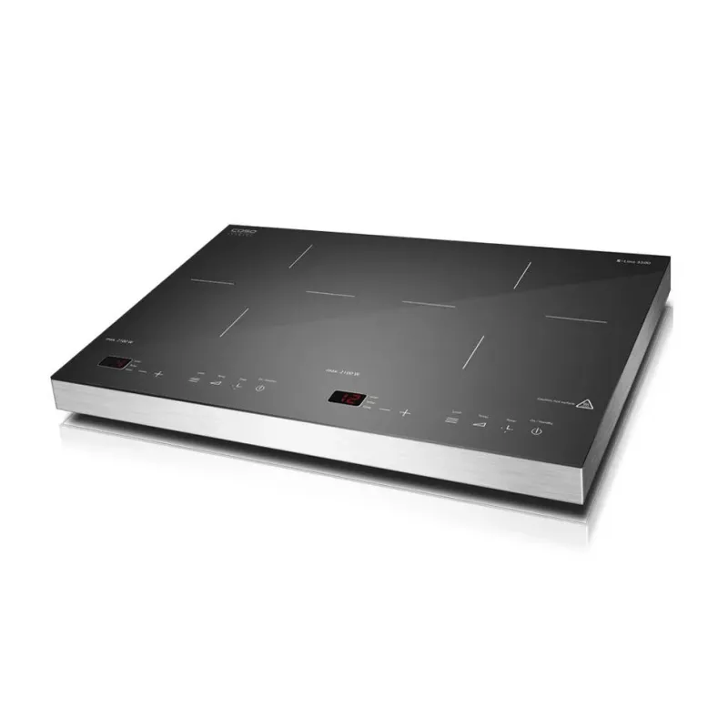 CASO S-Line 3500 Wolnostojąca Płyta Indukcyjna, 2 Strefy Grzewcze, Sensor-Touch, Czarny, 3500W