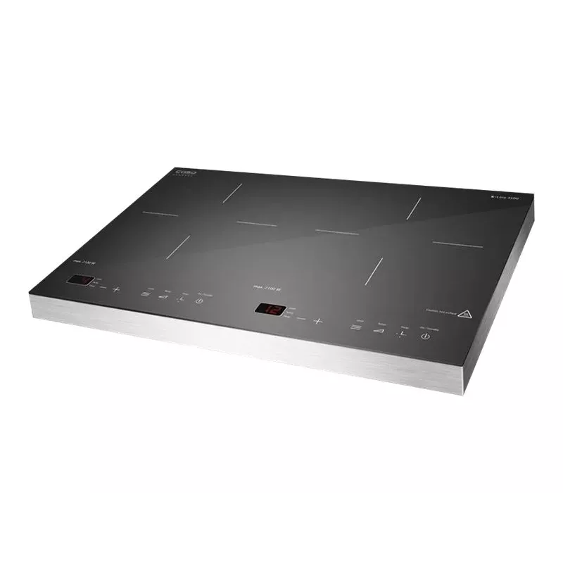 CASO S-Line 3500 Wolnostojąca Płyta Indukcyjna, 2 Strefy Grzewcze, Sensor-Touch, Czarny, 3500W