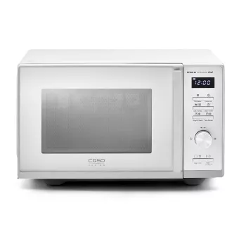 CASO Chef HCMG 25 Kuchenka mikrofalowa - 900W, z konwekcją i grillem, 25L, stal nierdzewna