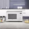 CASO Chef HCMG 25 Kuchenka mikrofalowa - 900W, z konwekcją i grillem, 25L, stal nierdzewna