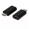 Synergy21 ALLTRAVEL USB-C Męski do Micro-USB Żeński Kabel Adapter - Czarny