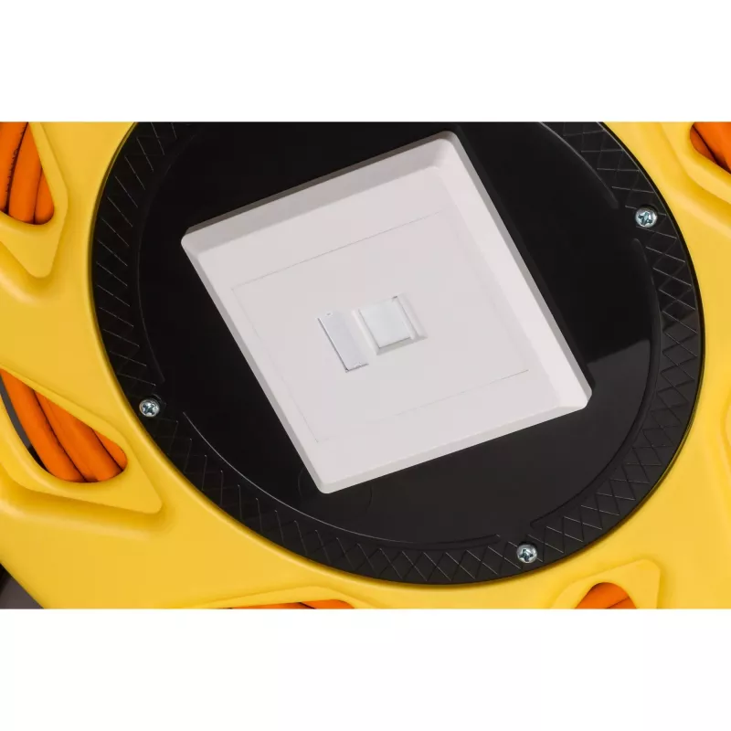 Goobay Przenośny bęben kablowy RJ45 Cat 7A S/FTP 90m