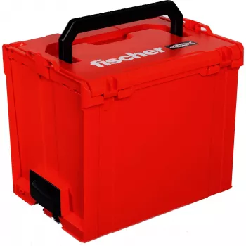 FISCHER L-BOXX FLB 374 Puste Pudełko Narzędziowe, Czerwono-Czarne