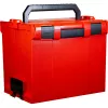 FISCHER L-BOXX FLB 374 Puste Pudełko Narzędziowe, Czerwono-Czarne