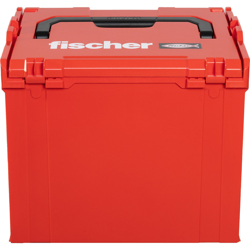 FISCHER L-BOXX FLB 374 Puste Pudełko Narzędziowe, Czerwono-Czarne