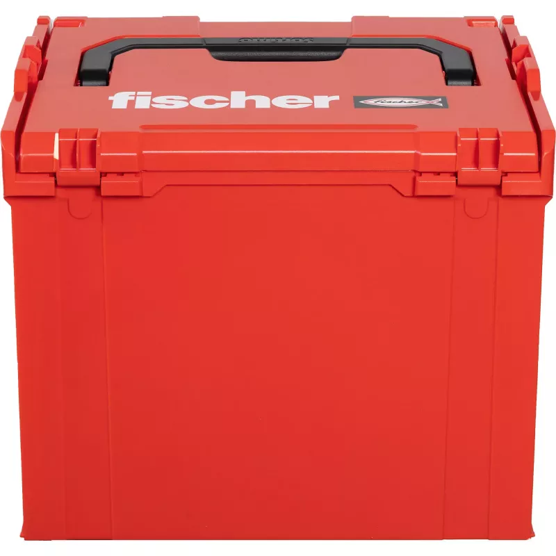 FISCHER L-BOXX FLB 374 Puste Pudełko Narzędziowe, Czerwono-Czarne