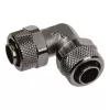 Adapter kątowy 90° 13/10mm na 13/10mm - Nikiel Czarny