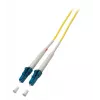 EFB-Elektronik ECOFIBER Simplex LC-LC Single-Mode Fiber Optic Patch Cable, G.657.A2, 0.5m, 2.0mm, Yellow, 9/125µm