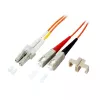 EFB-Elektronik Duplex Jumper LC-SC OM1 62.5/125µm 3m Orange LSZH Fiber Optic Patch Cable