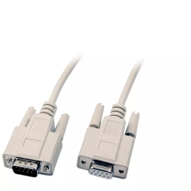 EFB Elektronik Przedłużacz szeregowy DB-9 (M) do DB-9 (F) 10m Beżowy