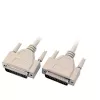 EFB-Elektronik kabel do transmisji danych szeregowych 1:1, 2x D-Sub 25 wtyk-wtyk, 2,0m, beżowy