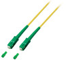 EFB Elektronik Kabel sieciowy SC/APC Single Mode (M) 2m Duplex OS2 LSZH Żółty