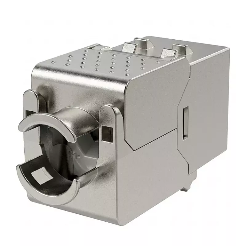 EFB RJ45 Keystone Slimline Cat.6A Shielded Die-Cast Zinc 10GE