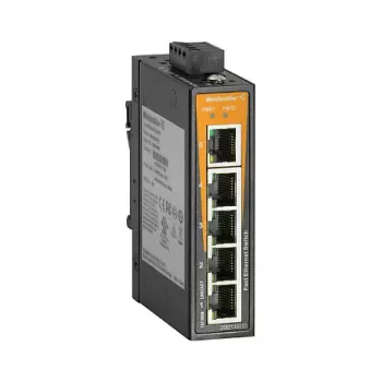 WEIDMUELLER IE-SW-EL05-5TX Niezarządzalny przełącznik Fast Ethernet przemysłowy, 5x RJ45, szyna DIN