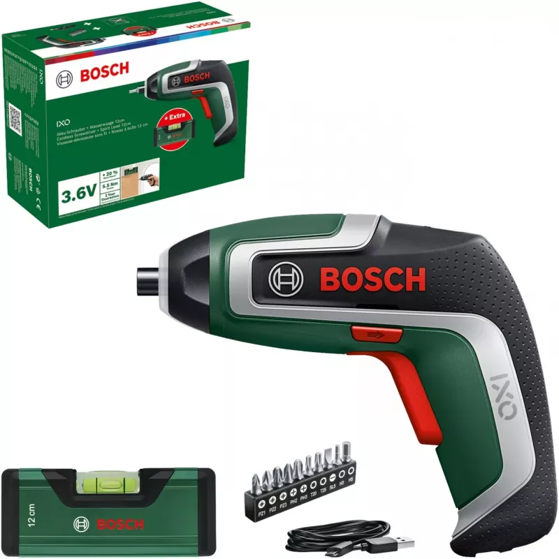 Bosch IXO 7 Level Set Wkrętarka akumulatorowa 2.0 Ah (06039E0008)
