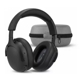 MEDION LIFE HX-1 Plus Nauszne słuchawki Czarny ANC Bluetooth 5.2 100h Bateria IPX4