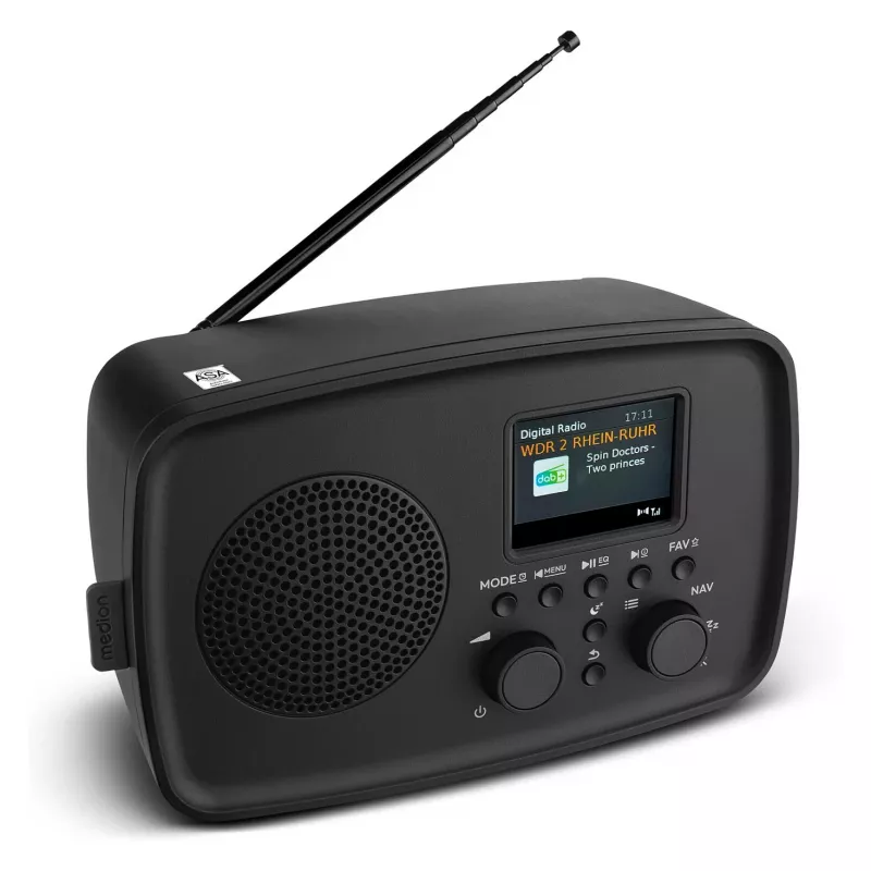 MEDION LIFE DAB+ Radio DRE-1 Czarny