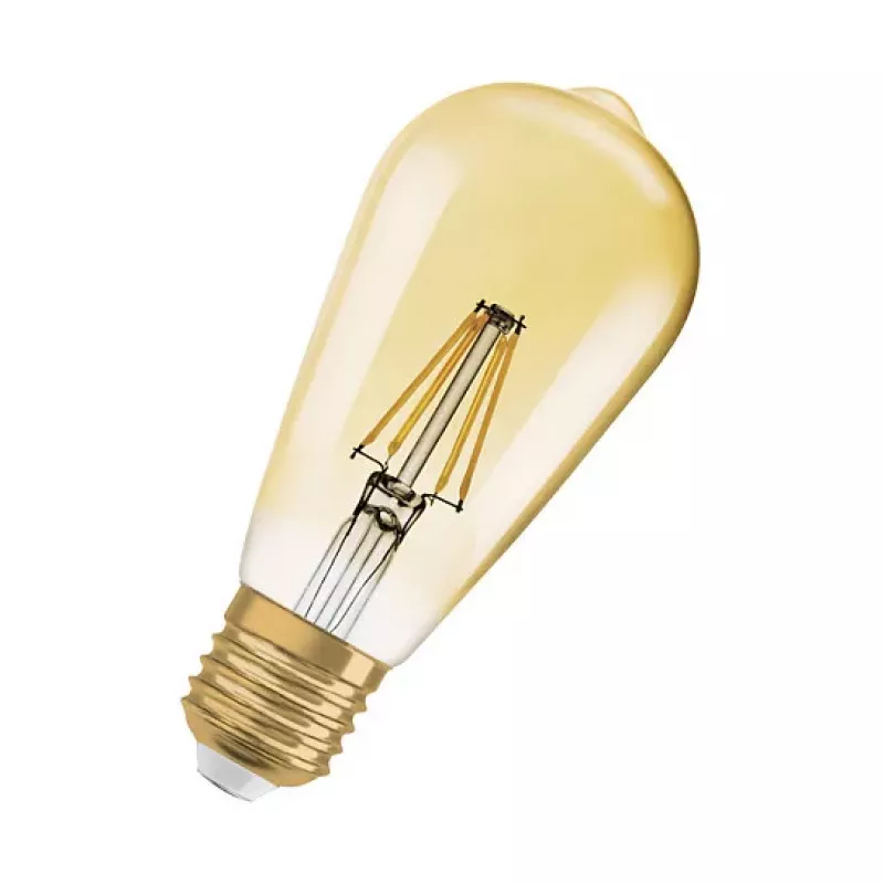 OSRAM lampa LED 6.5W 725lm 2400K E27 ściemnialna filament złota