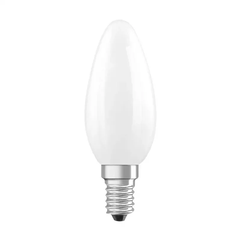Osram LED CLB40 DIM 3.4W 827 FIL FR E14 P Frosted Dimmable LED Candle Bulb
