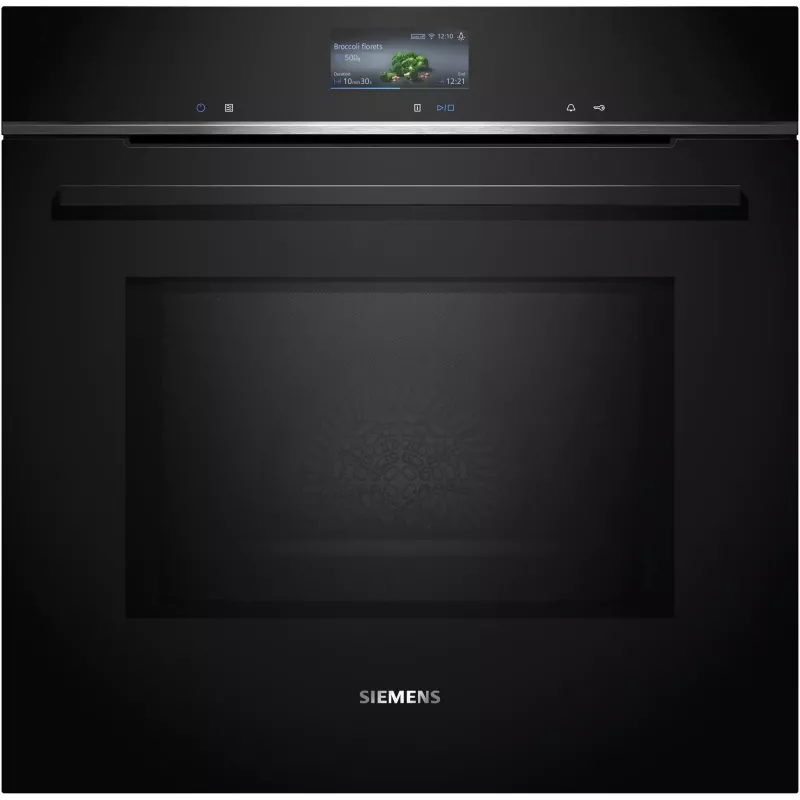 SIEMENS HM736GAB1 iQ700 Piekarnik do zabudowy z mikrofalą, Czarny, 60 cm, Home Connect