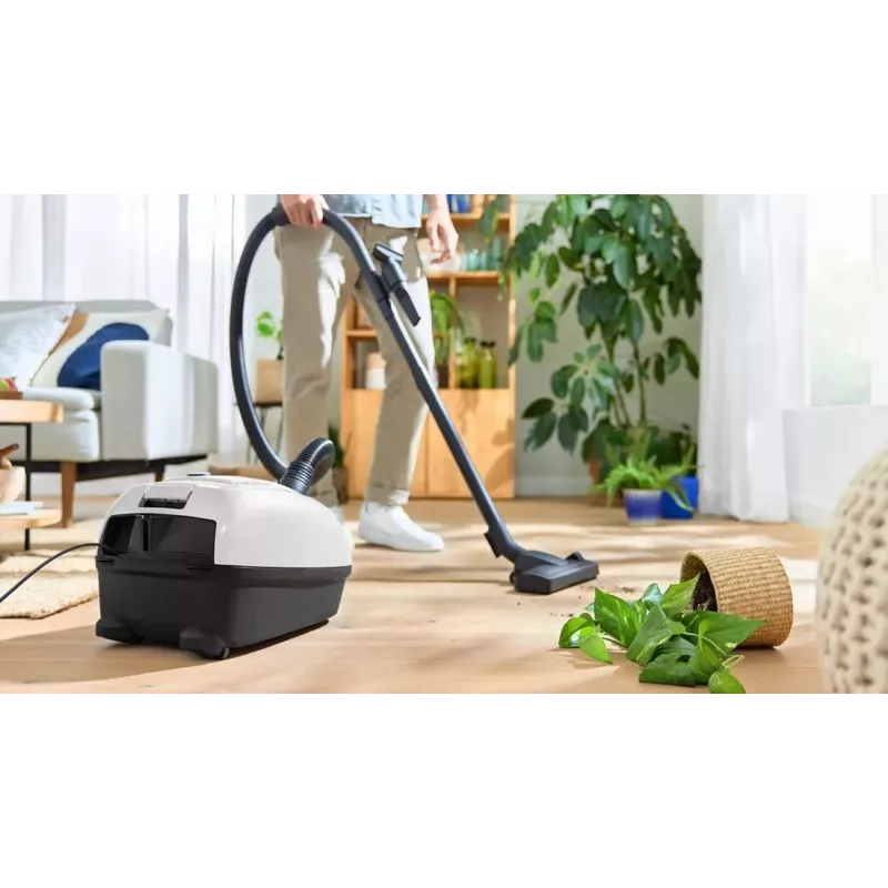 Bosch BGL38WH2 Odkurzacz workowy cylindryczny, 600W, Biały/Antracyt
