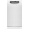 Bosch SPU4HMW01S Wolnostojąca Zmywarka Wąska, Biała, 9 Kompletów, Klasa Energetyczna C, 45 dB, EcoSilence Drive, Home Connect