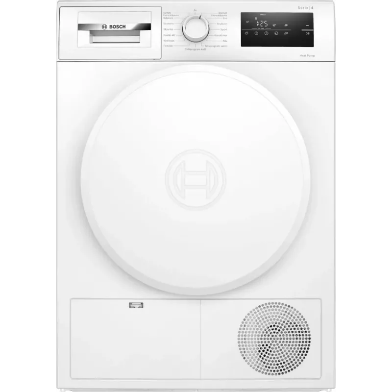 Bosch WTH8300LSN Suszarka bębnowa z pompą ciepła, 7 kg, klasa energetyczna A++, biała