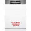 BOSCH SMI6ECS12E Serie 6 Zmywarka do zabudowy częściowej (szczotkowana stal nierdzewna, 60 cm, Home Connect)