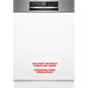 BOSCH SMI6ECS12E Serie 6 Zmywarka do zabudowy częściowej (szczotkowana stal nierdzewna, 60 cm, Home Connect)