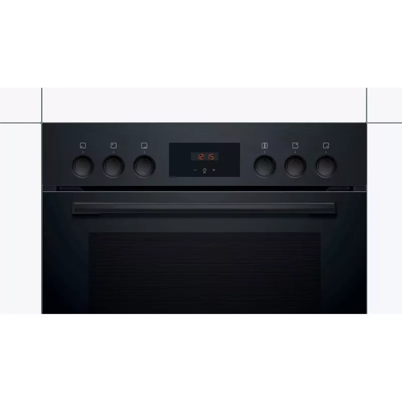 Zestaw piekarnik i płyta indukcyjna Bosch HND211LB2 Czarny (HEF113BB0 + NKN645GA2E)