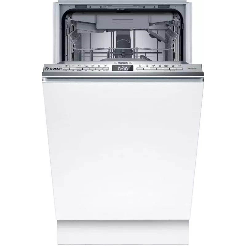 Bosch SPV4HMX12E Fully Integrated Slimline Dishwasher, 10 Place Settings, Energy Class D, 46 dB, Home Connect, White